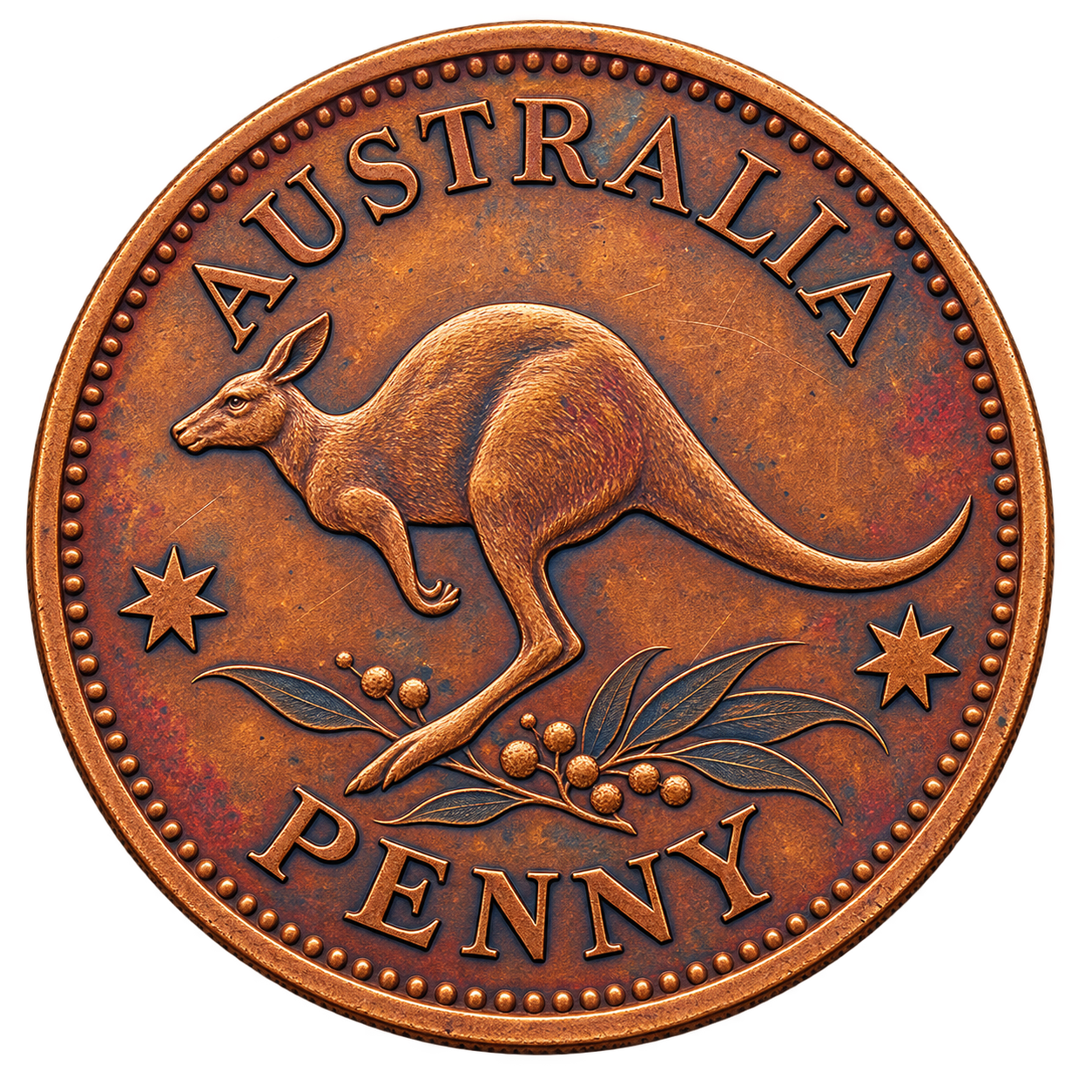 Vintage Australian penny