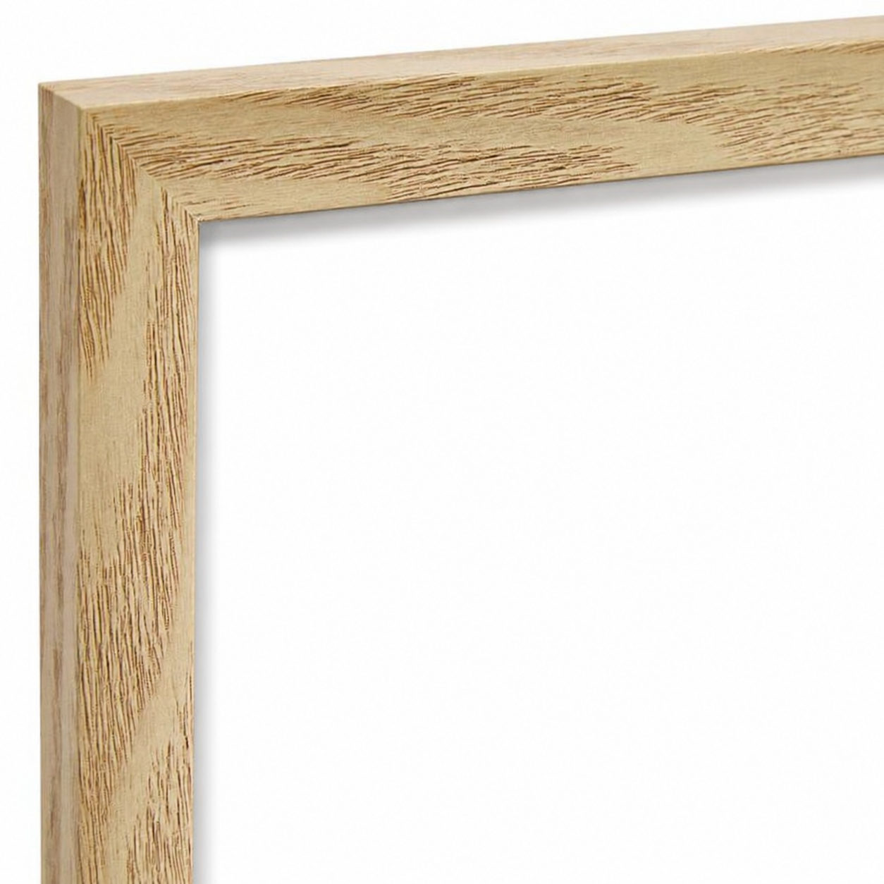 Pale beech wood-grain MDF certificate frame